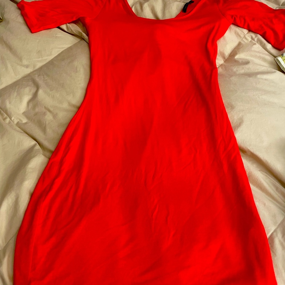 COPY - Bodycon double layer dress, cross back